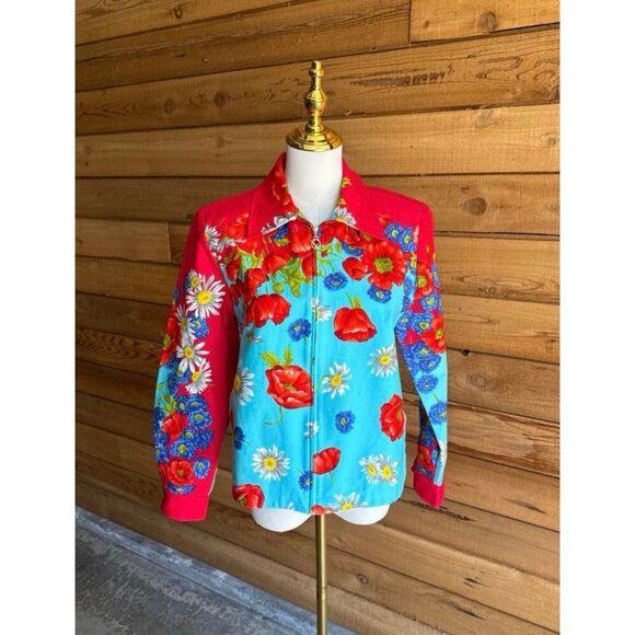 St. John Sport Floral Jacket - Picture 1 of 9